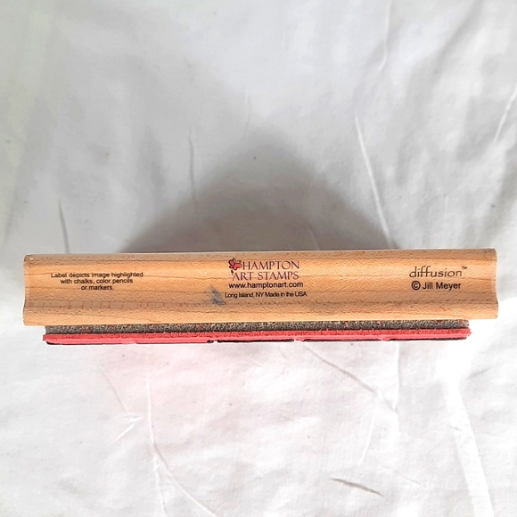 Hampton Arts Large Rubber Stamp Paris Patterned - Picture 5 of 5